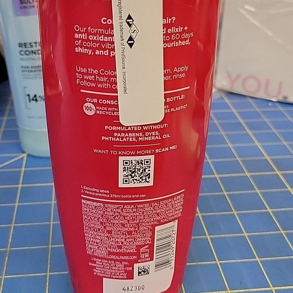 L'Oreal Elvive Color Vibrancy Protecting Shampoo 375ml New Bottle